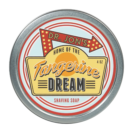 Dr. Jon's Home of Tangerine Dream Shaving Soap 4 Oz