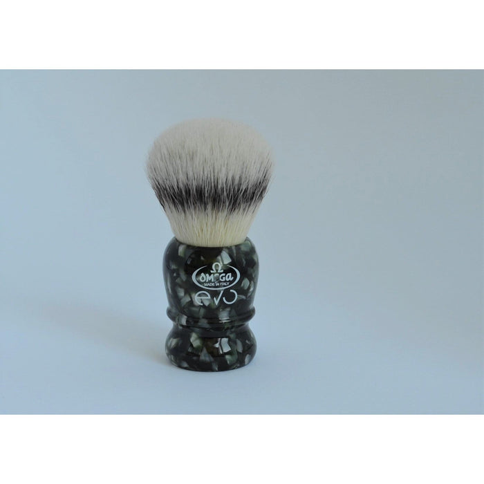 Omega Evo Shaving Brush - Stone Veteran -E1860