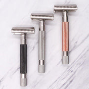Parker Parker 55SL-RG Rose Gold Semi Slant 3 Piece Safety Razor Safety Razor