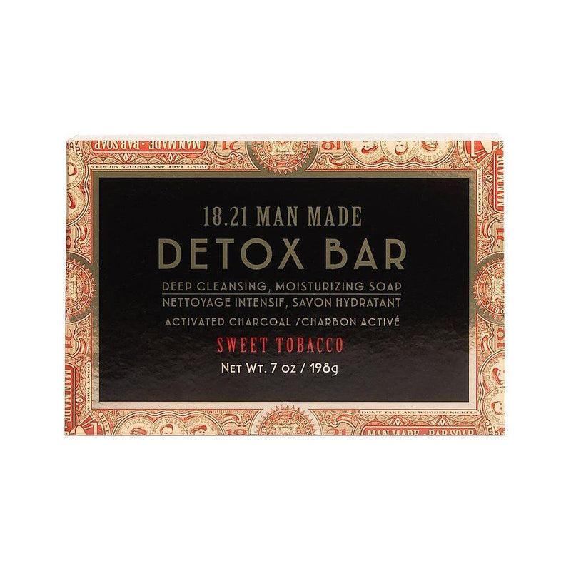 18.21 18.21 Man Made Detox Bar Soap Sweet Tobacco 200ml/7oz Bar Soap