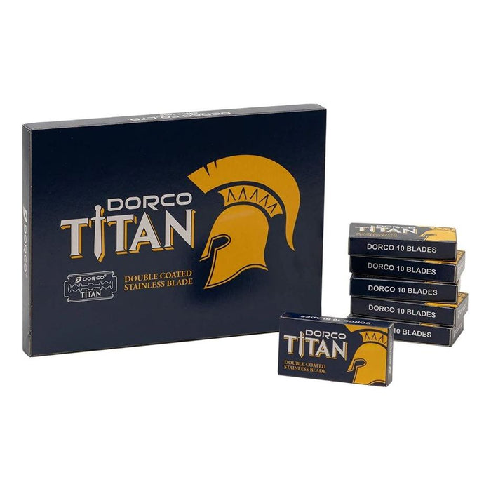 Dorco Titan Double Edge Razor Blades - 10x10 Pack