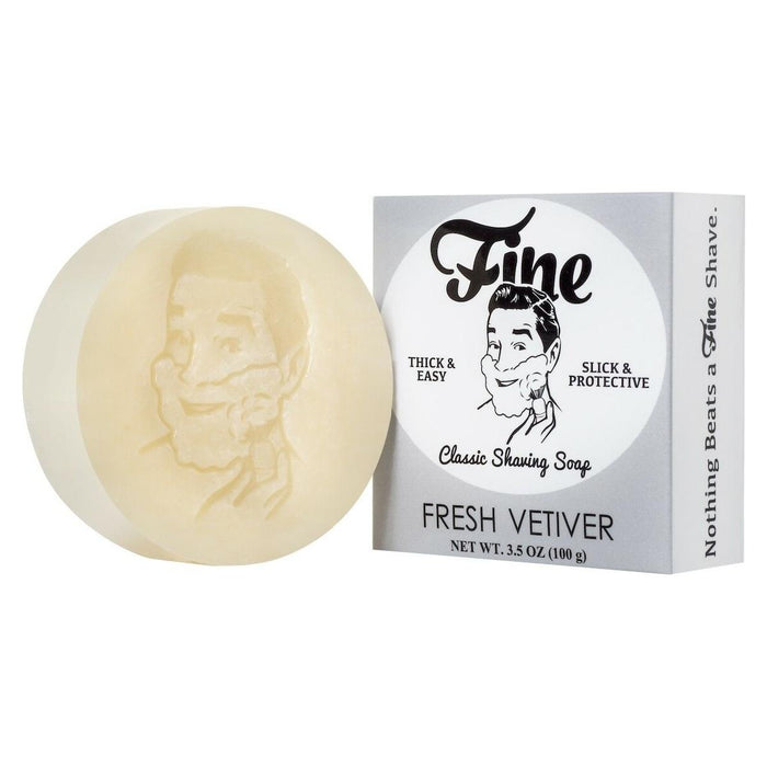 Fine Accoutrements Fresh Vetiver Shave Soap 3.5oz