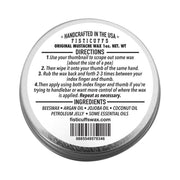 Fisticuffs Fisticuffs Original Hold "OG" Scent Mustache Wax 1 Oz. Tin Shaving & Grooming
