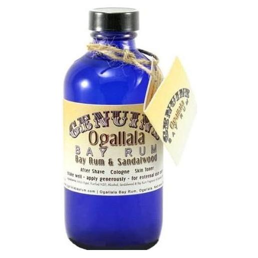 Ogallala Ogallala Bay Rum & Sandalwood Double Strength Pre Shave - After Shave - Skin Toner 8 Oz Pre-Shave After Shave - Skin Toner