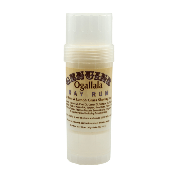 Ogallala Ogallala Bay Rum & Lemon Grass Shaving Stick 2.5 Oz Shaving Stick