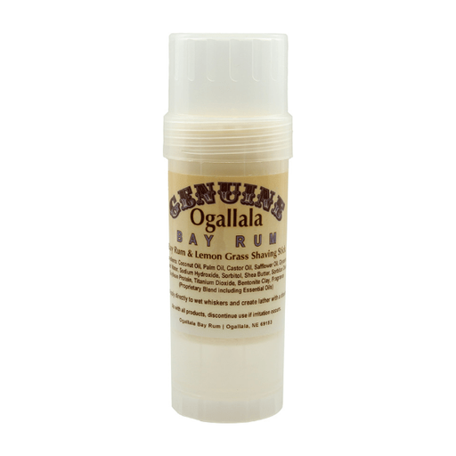 Ogallala Bay Rum & Lemon Grass Shaving Stick 2.5 Oz