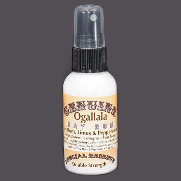 Ogallala Bay Rum, Limes & Peppercorns Pre-Shave After Shave - Skin Toner Spray 2 Oz