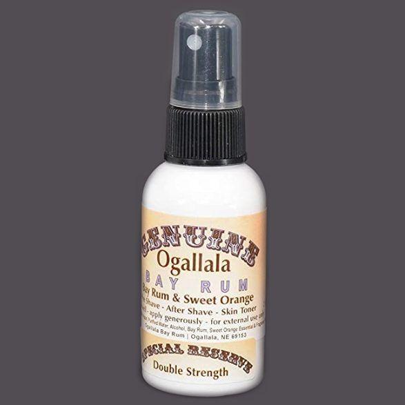 Ogallala Bay Rum & Sweet Orange Pre-Shave After Shave - Skin Toner Spray 2 Oz DS