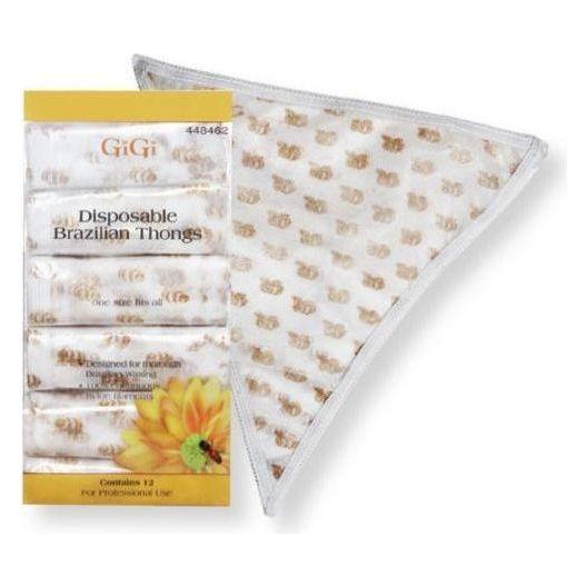 GiGi GiGi Disposable Brazilian Thongs 12 Count Brazilian Thongs