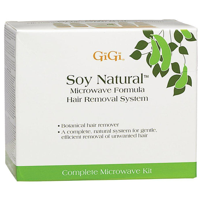 Gigi Soy Natural Microwave Formula Hair Removal System - Wax Kit