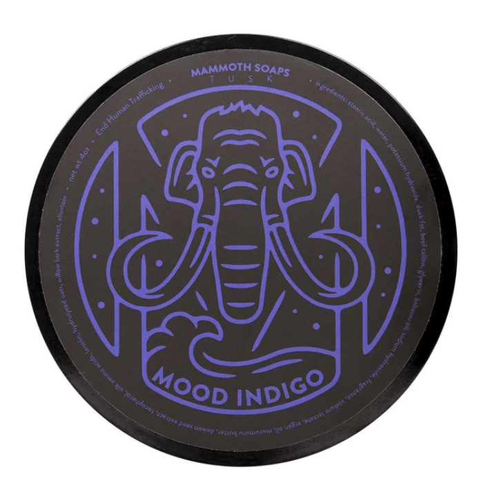 House of Mammoth Indigo Shaving Soap 4 Oz