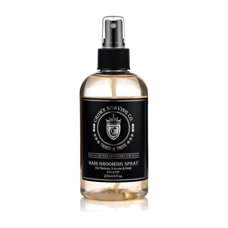 Crown Shaving Co. Crown Shaving Co. Hair Grooming Spray 8 Oz Hair Grooming Spray Black