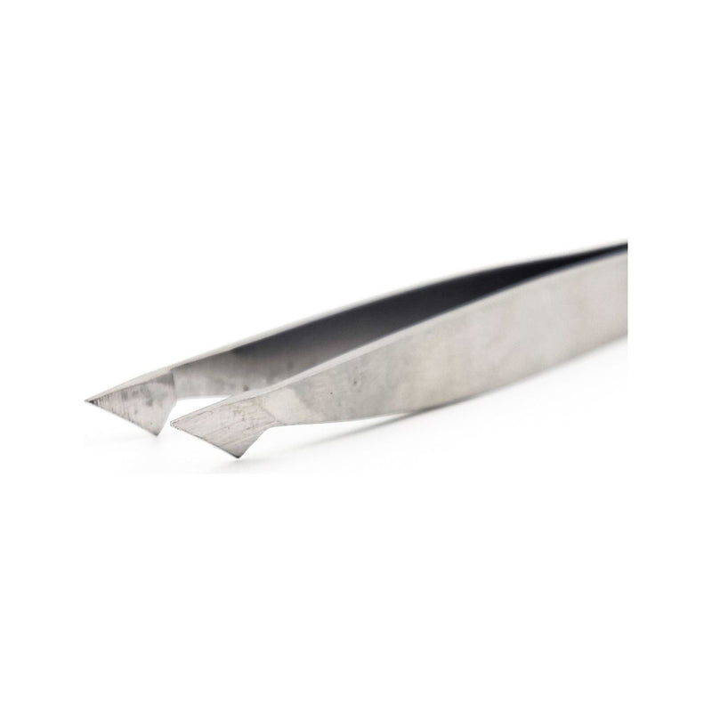 Dural Dural Slant Tweezer Classic Silver Tweezer