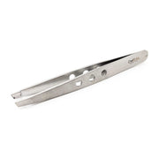 Dural Dural Slant Tweezer Classic Triple Dots Silver Tweezers