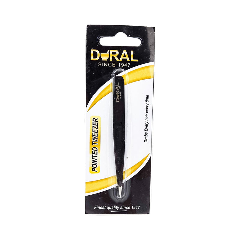 Dural Dural Pointed Tweezer Black Tweezers