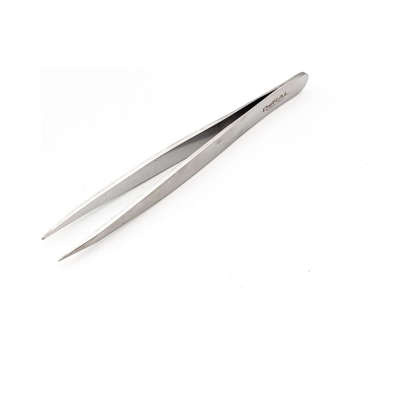 Dural Dural Pointed Tweezer Silver Tweezers