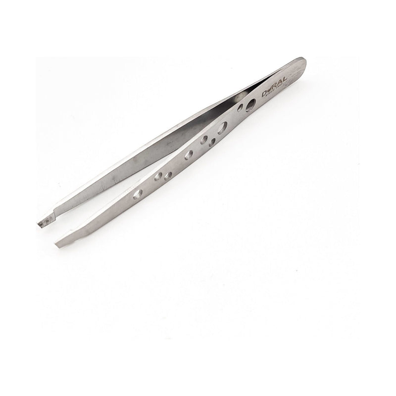 Dural Dural Slant Tweezer Classic Multi dots Silver Tweezer