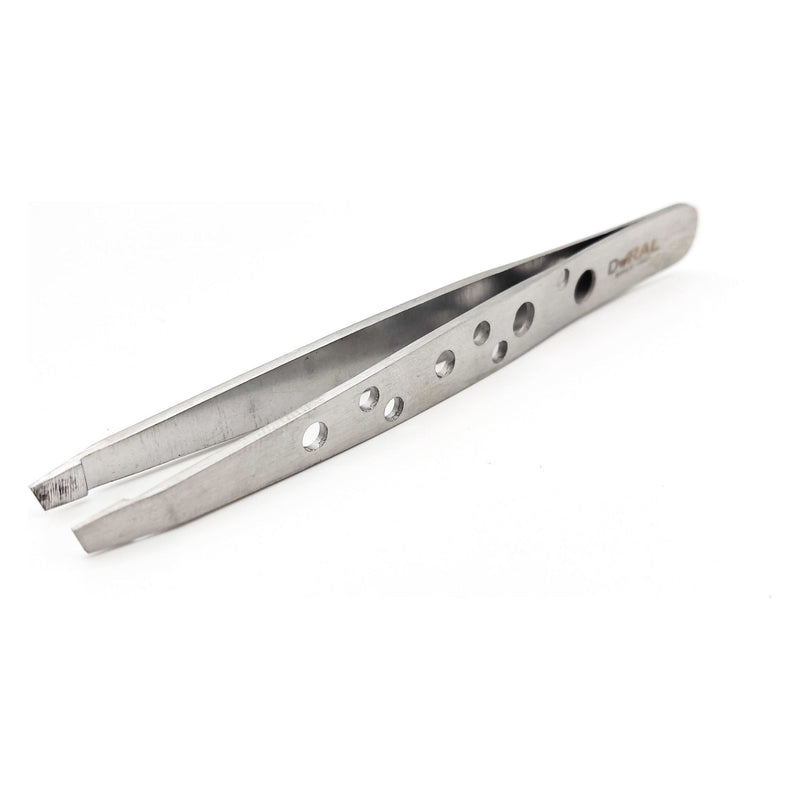 Dural Dural Slant Tweezer Classic Multi dots Silver Tweezer