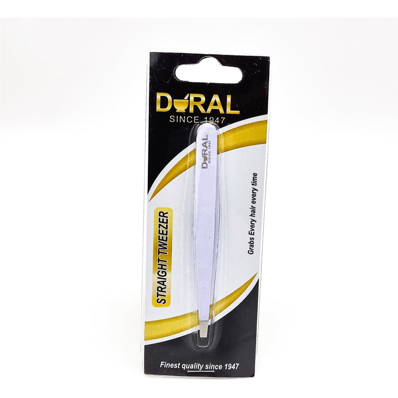 Dural Dural Straight Tweezer White Tweezers