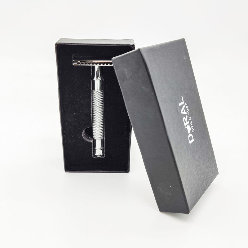 Dural Dural Eyan Chrome Double Edge Safety Razor + Pouch Safety Razor