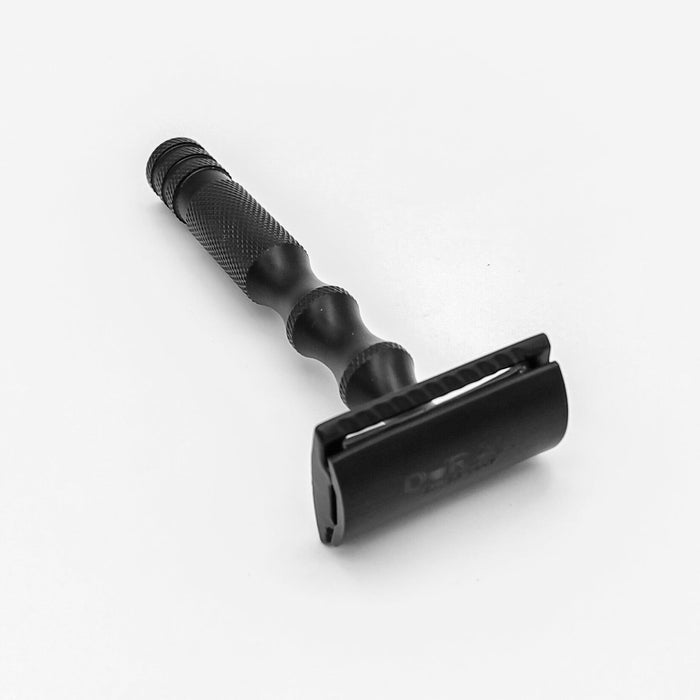 Dural Stanway Black Double Edge Safety Razor + Pouch