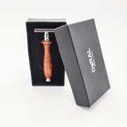 Dural Dural Sheesham Wood Double Edge Safety Razor + Pouch Safety Razor
