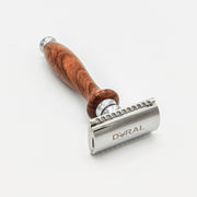Dural Dural Sheesham Wood Double Edge Safety Razor + Pouch Safety Razor
