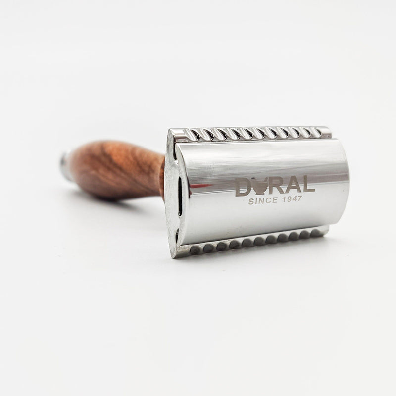 Dural Dural Sheesham Wood Double Edge Safety Razor + Pouch Safety Razor