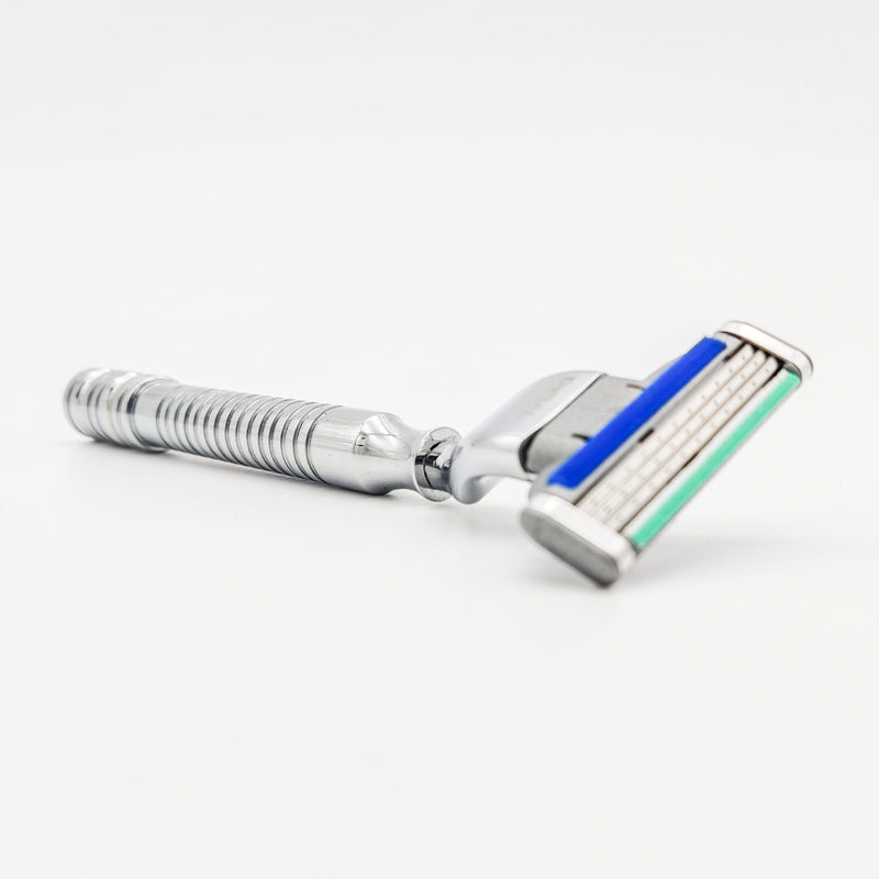 Dural Dural Groove Mach 3 Compatible + Pouch Razor White Smoke