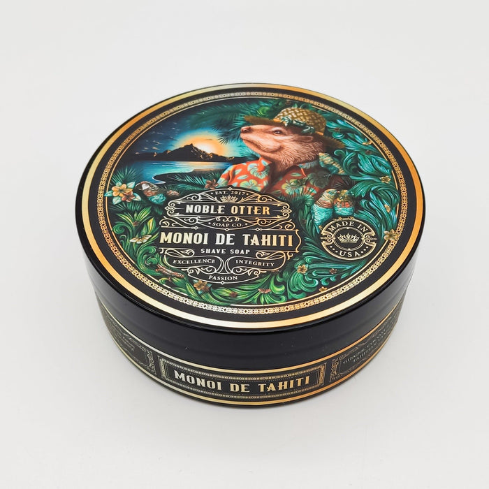 Noble Otter Soap Co. Monoi de Tahiti Shave Soap 4 Oz