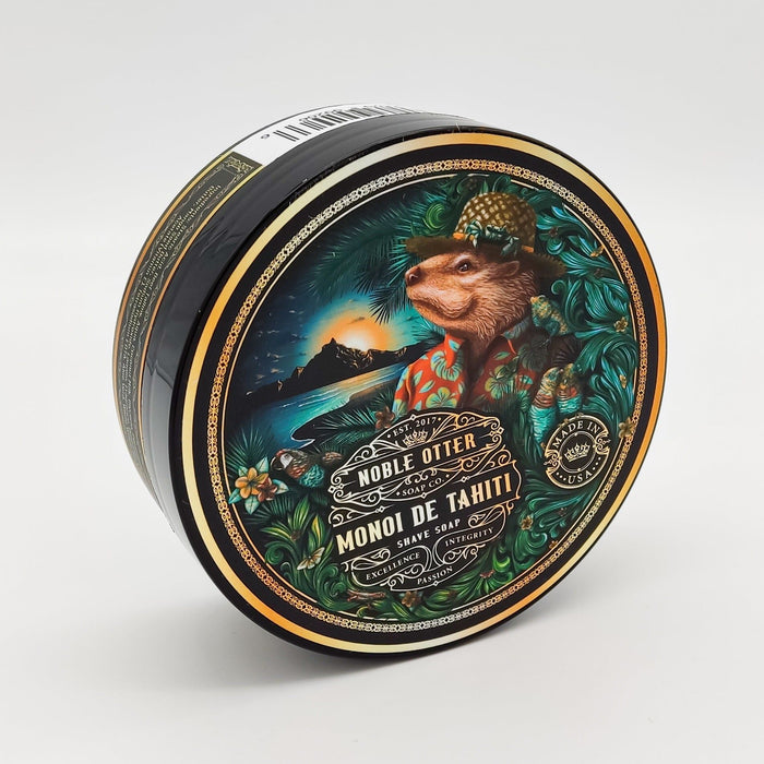 Noble Otter Soap Co. Monoi de Tahiti Shave Soap 4 Oz