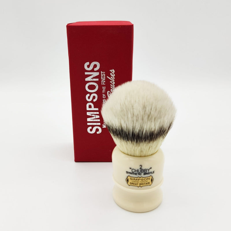 Simpsons Simpsons Chubby 2 Synthetic Badger Hair Shaving Brush Shaving Brush