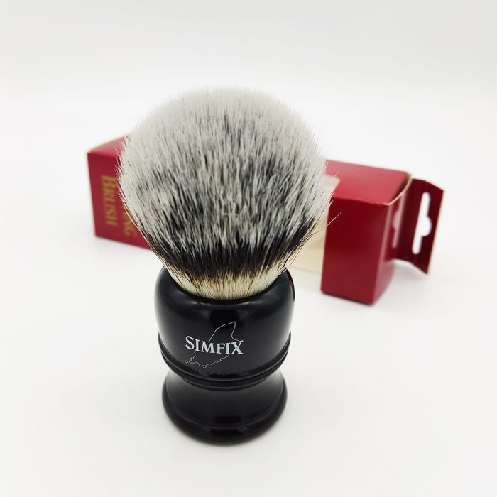 Simfix SF1 Synthetic Bristle Faux Ebony Shaving Brush