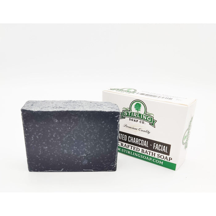 Stirling Soap Co. Activated Charcoal - Facial Bath Soap 5.5 Oz