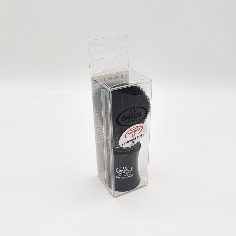 Omega Omega Shaving Brush Black 196818 Hi-Brush Synthetic Fibre Shaving Brush