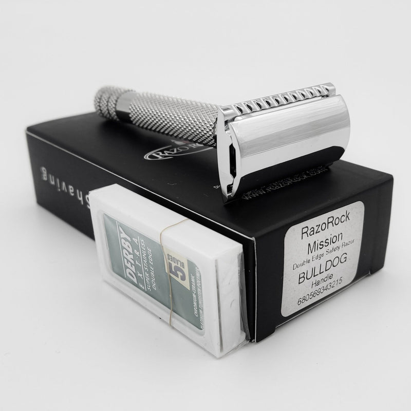RazoRock RazoRock Mission - 3 Piece Razor (With 316L SS Bulldog Handle) Razor