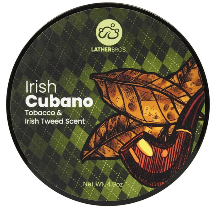 Lather Bros. Irish Cubano Shaving Soap  4 Oz