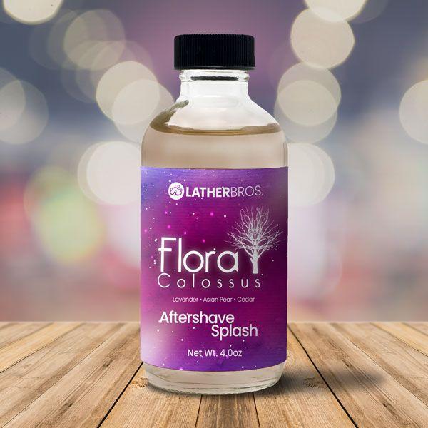 Lather Bros. Flora Colossus Aftershave Splash 4 fl Oz