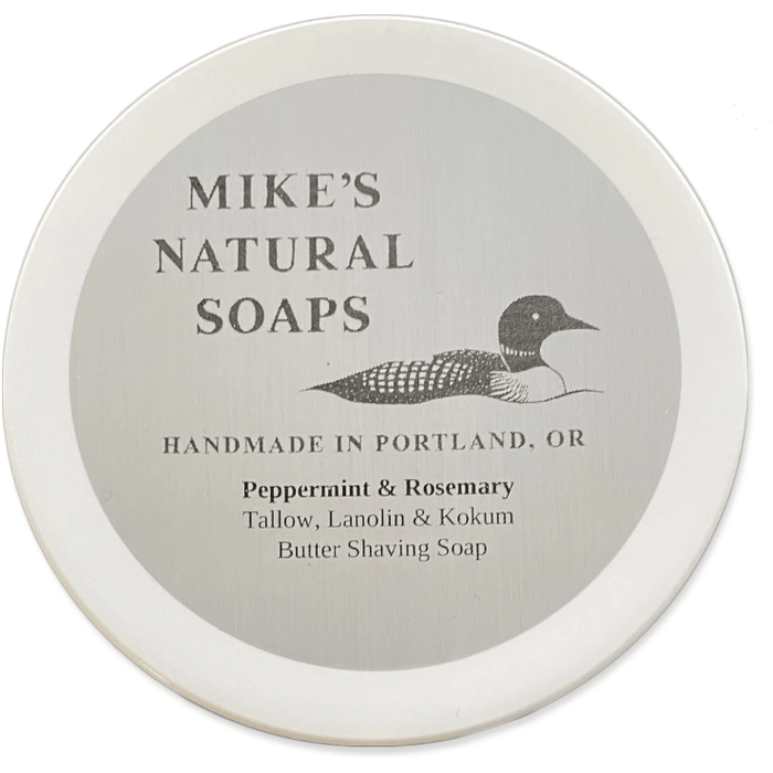 Mike?s Natural Soaps Peppermint & Rosemary Shaving Soap 5 Oz