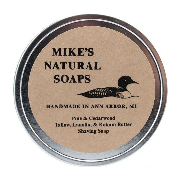 Mike?s Natural Soaps Pine & Cedarwood Shaving Soap 5 Oz