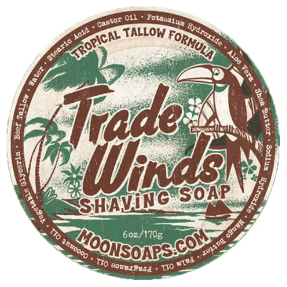 Moon Soaps Moon Soaps Trade Winds Shave Soap 6 Oz Shave Soap