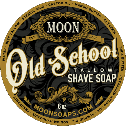 Moon Soaps Moon Soaps Old School Tallow Shave Soap 6 Oz Shave Soap