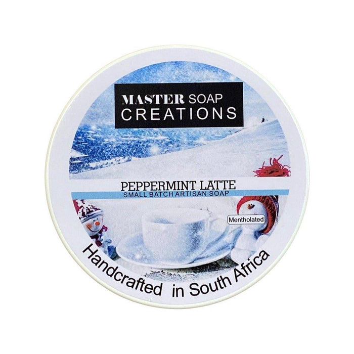 Master Soap Creations  Peppermint Latte Shave Soap 6 Oz