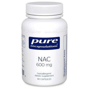 Pure Encapsulations Pure Encapsulations NAC 600mg - 90 Capsules Dietary Supplements