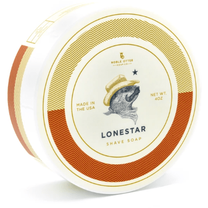 Noble Otter Soap Co. Lonestar Shave Soap 4 Oz