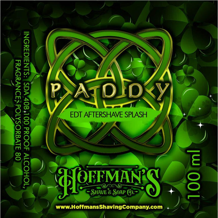 Hoffman's Shaving Co. Paddy EDT Aftershave Splash 100ml