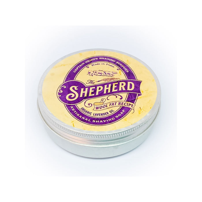 Captain Nemo's The Shepherd Lavender Wool Fat  Shaving Soap 3.5 oz