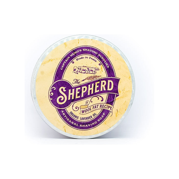 Captain Nemo's The Shepherd Lavender Wool Fat  Shaving Soap 3.5 oz
