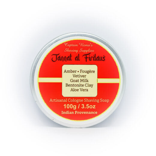 Captain Nemo's Jannat al Firdaus Intense Shaving Soap 3.5 oz