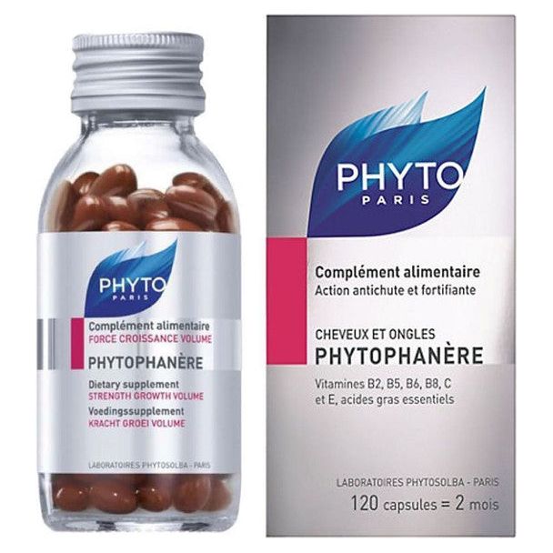 Phyto Phytophanere Dietary Supplement For Hair And Nails 120 Ct.